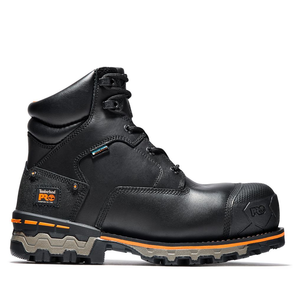 Botas de Trabajo Timberland Hombre Pro® Boondock 6" Comp Toe Negras - Chile MRX-896453